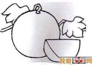 吃瓜的人绘画视频教程